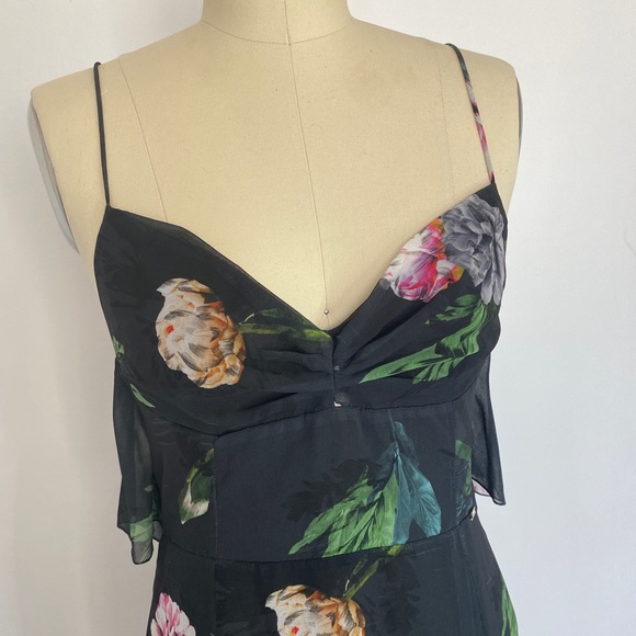 Floral Spring open back dress - Picture 3 of 4